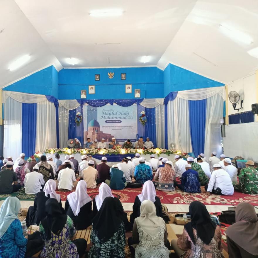Pambakal Gunung Ulin Hadiri Maulid Nabi di Kecamatan Mataraman, Perkuat Silaturahmi dan Keteladanan